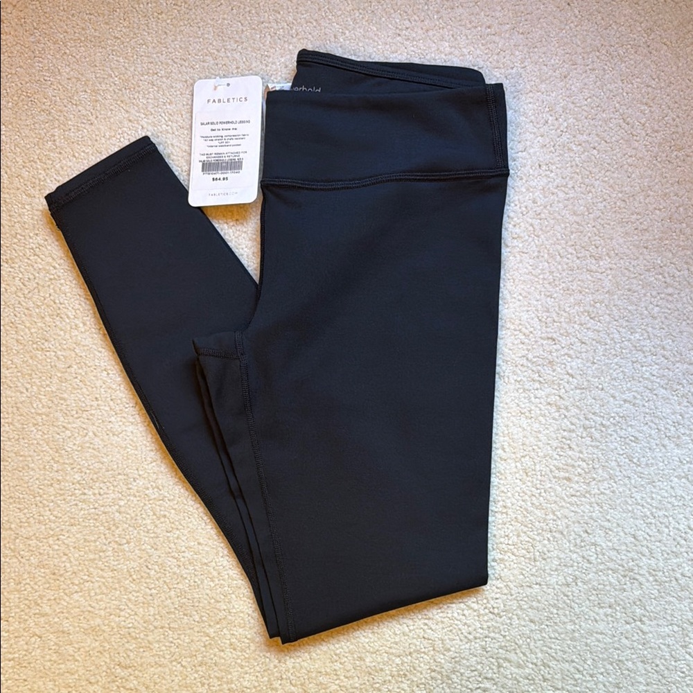 Fabletics Black Salar Solid Powerhold Leggings si… - image 1